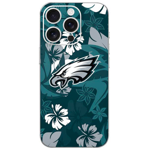 NFL Philadelphia Eagles Tropical Print iPhone 16 Pro Skin
